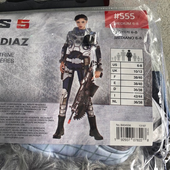 Gears 5: Corporal Kait Diaz Adult Costume New! Blowout Price!!! - Picture 6 of 8